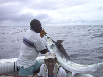 Karen and the White Marlin